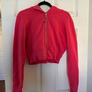 Lululemon cropped scuba size 8